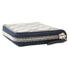 グッチ GGスプリーム コインケース パスケース 255452 ベージュ ネイビー PVC レザー レディース GUCCI 【中古】