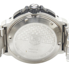 タグホイヤー フォーミュラ1 腕時計 CAH1110 クオーツ ブラック文字盤 ステンレススチール メンズ TAG HEUER 【中古】