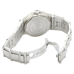 ブルガリ ディアゴノ スポーツ 腕時計 LCV29S 自動巻き ホワイト文字盤 ステンレススチール レディース BVLGARI 【中古】