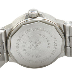 ブルガリ ディアゴノ スポーツ 腕時計 LCV29S 自動巻き ホワイト文字盤 ステンレススチール レディース BVLGARI 【中古】
