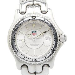 タグホイヤー セル 腕時計 WG131B クオーツ シルバー文字盤 ステンレススチール レディース TAG HEUER 【中古】