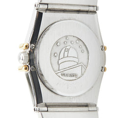 オメガ コンステレーション 腕時計 クオーツ ゴールド文字盤 ステンレススチール イエローゴールド レディース OMEGA 【中古】