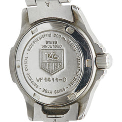 タグホイヤー 4000シリーズ 腕時計 WF1411-0 クオーツ グレー文字盤 ステンレススチール レディース TAG HEUER 【中古】
