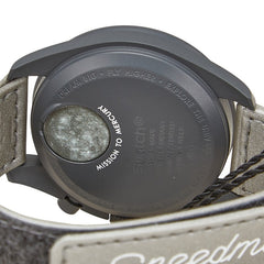 オメガ ×スウォッチ ムーンスウォッチ MISSION TO MERCURY 腕時計 SO33A100 クオーツ グレー文字盤 セラミック ナイロン メンズ OMEGA 【中古】