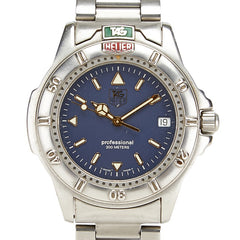 タグホイヤー 4000シリーズ 腕時計 WF1113-K0 クオーツ ネイビー文字盤 ステンレススチール メンズ TAG HEUER 【中古】