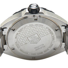 タグホイヤー フォーミュラ1 腕時計 WAZ1110 クオーツ ブラック文字盤 ステンレススチール メンズ TAG HEUER 【中古】