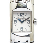ディオール ディオフィリック 腕時計 D96-100 クオーツ シルバー文字盤 ステンレススチール レディース Dior 【中古】