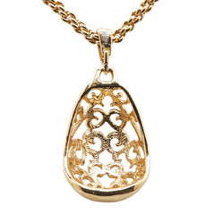 サンローラン ヴィンテージ ネックレス ゴールド メッキ レディース SAINT LAURENT 【中古】