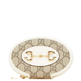 グッチ GGスプリーム ホースビット コインケース 小銭入れ 622040 ベージュ ホワイト PVC レザー レディース GUCCI 【中古】