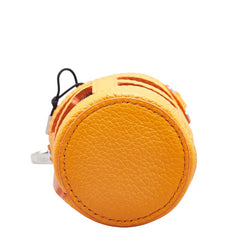 フェンディ ズッカ バケット チャーム 7AS158 オレンジ ブラウン レザー キャンバス レディース FENDI 【中古】