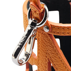 フェンディ ズッカ バケット チャーム 7AS158 オレンジ ブラウン レザー キャンバス レディース FENDI 【中古】