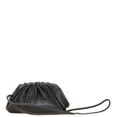 ボッテガヴェネタ ザ ポーチ ミニ コインケース 小銭入れ ブラック レザー レディース BOTTEGAVENETA 【中古】