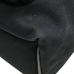 サンローラン スタッズ リュック バックパック ブラック キャンバス レザー レディース SAINT LAURENT 【中古】