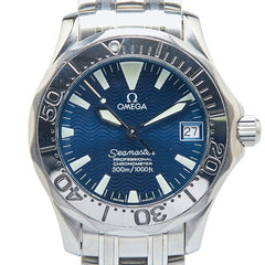 オメガ シーマスター300 ジャックマイヨール 1999 腕時計 2554.80.00 自動巻き ネイビー文字盤 ステンレススチール メンズ OMEGA 【中古】