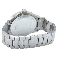 グッチ Gタイムレス 腕時計 126.2 クオーツ ホワイト文字盤 ステンレススチール メンズ GUCCI 【中古】