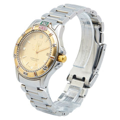 タグホイヤー 4000シリーズ 腕時計 995.413 クオーツ ゴールド文字盤 ステンレススチール メッキ ボーイズ TAG HEUER 【中古】