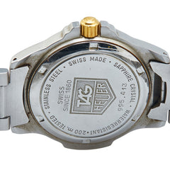 タグホイヤー 4000シリーズ 腕時計 995.413 クオーツ ゴールド文字盤 ステンレススチール メッキ ボーイズ TAG HEUER 【中古】