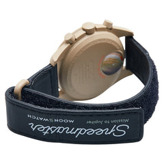 オメガ ×スウォッチ ムーンスウォッチ MISSION TO JUPITER 腕時計 SO33C100 クオーツ ベージュ文字盤 セラミック ナイロン メンズ OMEGA 【中古】