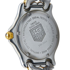 タグホイヤー セル 腕時計 S95.206K クオーツ グレー文字盤 ステンレススチール メッキ メンズ TAG HEUER 【中古】