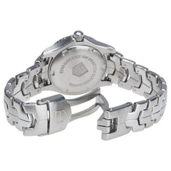 タグホイヤー リンク シェル文字盤 腕時計 WJ1316 クオーツ ブルー文字盤 ステンレススチール レディース TAG HEUER 【中古】