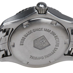 タグホイヤー リンク シェル文字盤 腕時計 WJ1316 クオーツ ブルー文字盤 ステンレススチール レディース TAG HEUER 【中古】