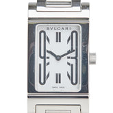 ブルガリ レッタンゴロ 腕時計 RT39S クオーツ ホワイト文字盤 ステンレススチール ボーイズ BVLGARI 【中古】