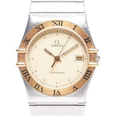 オメガ コンステレーション 腕時計 クオーツ ゴールド文字盤 ステンレススチール メッキ メンズ OMEGA 【中古】