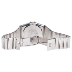 オメガ コンステレーション 腕時計 クオーツ ゴールド文字盤 ステンレススチール メッキ メンズ OMEGA 【中古】