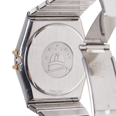 オメガ コンステレーション 腕時計 クオーツ ゴールド文字盤 ステンレススチール メッキ メンズ OMEGA 【中古】