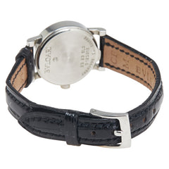 ブルガリ ブルガリブルガリ 腕時計 BB23SL クオーツ ブラック文字盤 ステンレススチール レザー レディース BVLGARI 【中古】