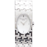 ディオール ミスディオール シェル文字盤 腕時計 D70-100 クオーツ ホワイト文字盤 ステンレススチール レディース Dior 【中古】