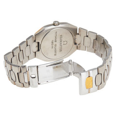 オメガ シーマスター ポラリス 腕時計 クオーツ グレー文字盤 ステンレススチール メッキ メンズ OMEGA 【中古】