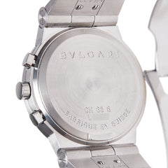 ブルガリ ディアゴノ スポーツ 腕時計 CH35S 自動巻き ブラック文字盤 ステンレススチール メンズ BVLGARI 【中古】