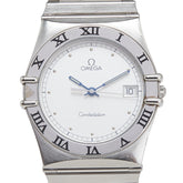 オメガ コンステレーション 腕時計 クオーツ シルバー文字盤 ステンレススチール メンズ OMEGA 【中古】