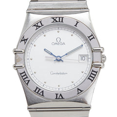 オメガ コンステレーション 腕時計 クオーツ シルバー文字盤 ステンレススチール メンズ OMEGA 【中古】