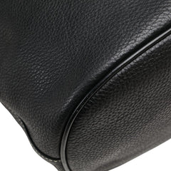 バーバリー ノバチェック シャドーホース ワンショルダーバッグ ブラック レザー レディース BURBERRY 【中古】