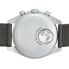 オメガ × スウォッチ スピードマスター ムーンスウォッチ MISSION TO THE MOON 腕時計 S033M100 クオーツ ブラック文字盤 セラミック ナイロン メンズ OMEGA 【中古】