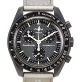 オメガ × スウォッチ スピードマスター ムーンスウォッチ MISSION TO MERCURY 腕時計 SO33A100 クオーツ グレー文字盤 セラミック ナイロン メンズ OMEGA 【中古】