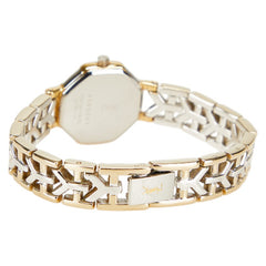 イヴ サンローラン オクタゴン 腕時計 2200 241762 クオーツ ゴールド文字盤 ベースメタル レディース YVES SAINT LAURENT 【中古】