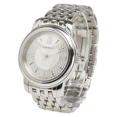 ティファニー マーク 腕時計 Z0046.17.10A91A00A クオーツ シルバー文字盤 ステンレススチール メンズ TIFFANY&Co. 【中古】