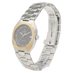 オメガ シーマスター ポラリス 腕時計 クオーツ グレー文字盤 ステンレススチール メッキ メンズ OMEGA 【中古】