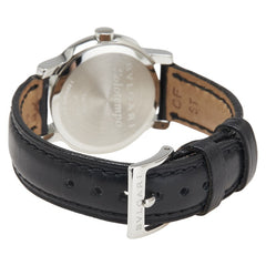 ブルガリ ソロテンポ 腕時計 ST29S クオーツ ブラック文字盤 ステンレススチール レザー レディース BVLGARI 【中古】