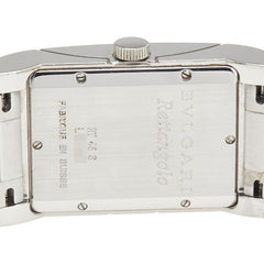 ブルガリ レッタンゴロ 腕時計 RT45S 自動巻き ホワイト文字盤 ステンレススチール メンズ BVLGARI 【中古】
