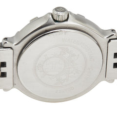 エルメス キャプテンニモ 腕時計 10ATU クオーツ ホワイト文字盤 ステンレススチール レディース HERMES 【中古】