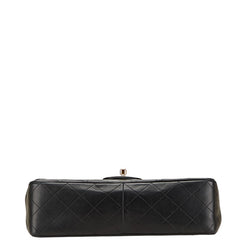 シャネル マトラッセ ココマーク ダブルフラップ ショルダーバッグ ブラック ゴールド ラムスキン レディース CHANEL 【中古】