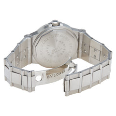 ブルガリ ディアゴノ デイト 腕時計 LCV35S 自動巻き ブラック文字盤 ステンレススチール メンズ BVLGARI 【中古】