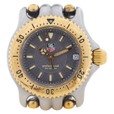 タグホイヤー セル 腕時計 WG1420-0 クオーツ グレー文字盤 ステンレススチール メッキ レディース TAG HEUER 【中古】