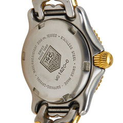 タグホイヤー セル 腕時計 WG1420-0 クオーツ グレー文字盤 ステンレススチール メッキ レディース TAG HEUER 【中古】