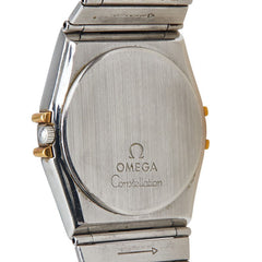 オメガ コンステレーション 腕時計 クオーツ ゴールド文字盤 ステンレススチール メッキ メンズ OMEGA 【中古】