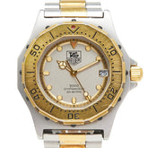 タグホイヤー プロフェッショナル200 腕時計 934.213 クオーツ ベージュ文字盤 ステンレススチール メッキ メンズ TAG HEUER 【中古】